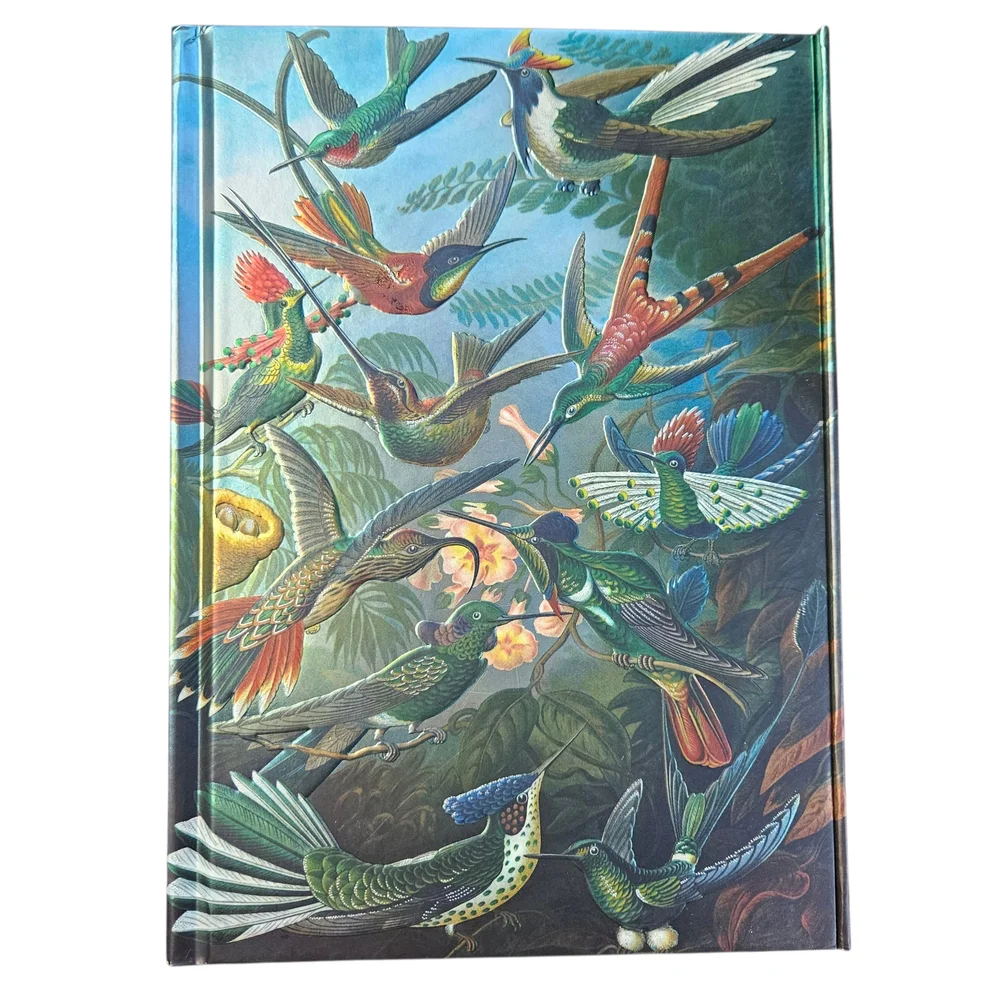 NWT - Ernst Haeckel - Hummingbird Art Hardcover Journal Notebook